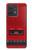 S4073 Vintage Red Cassette Player Graphic Case For Motorola Edge 40 Neo