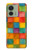 S4077 Water Color Painting Colorful Check Pattern Case For Motorola Edge (2023), Edge 40