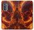 S4062 Fire Skull Case For Motorola Edge (2022)