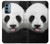 S4049 Cute Panda Stick Out Tongue Case For OnePlus Nord N200 5G