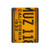 S4060 Vintage California Car License Plate Hard Case For iPad Pro 13 (2024,2025), Air 13 2026