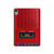 S4073 Vintage Red Cassette Player Graphic Hard Case For iPad mini 6 7, iPad mini (2021,2024)