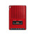 S4073 Vintage Red Cassette Player Graphic Hard Case For iPad 9.7 (2017,2018), iPad 6, iPad 5