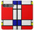 S0157 Composition Red Blue Yellow Case For Sony Xperia 10 VII