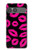 S2933 Pink Lips Kisses on Black Case For Sony Xperia 10 VII