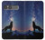 S3555 Wolf Howling Million Star Case For Sony Xperia 10 VII, 10 VIII