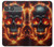 S3986 Fire Skull Case For Sony Xperia 10 VII