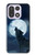 S3693 Grim White Wolf Full Moon Case For OnePlus 15