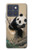 S2210 Panda Fluffy Art Painting Case For Motorola Edge 70