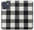 S2842 Black and White Buffalo Check Pattern Case For Motorola Edge 70