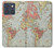 S3418 Vintage World Map Case For Motorola Edge 70