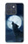 S3693 Grim White Wolf Full Moon Case For Motorola Edge 70