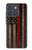 S3804 Fire Fighter Metal Red Line Flag Graphic Case For Motorola Edge 70