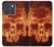 S3881 Fire Skull Case For Motorola Edge 70