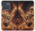 S3984 Fire Skeleton Playing Guitar Case For Motorola Edge 70