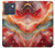 S4012 Red Marble Gold Veins Case For Motorola Edge 70