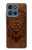 S2529 Leo Zodiac Tattoo Brown Graphic Print Case For Motorola Moto G (2026), G Play (2026)