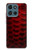 S2879 Red Arowana Fish Scale Case For Motorola Moto G (2026), G Play (2026)