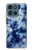 S3439 Fabric Indigo Tie Dye Case For Motorola Moto G (2026), G Play (2026)