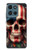 S4015 Skull American Flag Case For Motorola Moto G (2026), G Play (2026)