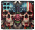 S4015 Skull American Flag Case For Motorola Moto G (2026), G Play (2026)