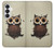 S0360 Coffee Owl Case For Samsung Galaxy S26