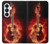 S0415 Fire Guitar Burn Case For Samsung Galaxy S26
