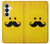 S1145 Yellow Mustache Sun Case For Samsung Galaxy S26