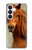 S1595 Beautiful Brown Horse Case For Samsung Galaxy S26