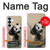 S2210 Panda Fluffy Art Painting Case For Samsung Galaxy S26