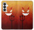 S2454 Red Cute Little Devil Cartoon Case For Samsung Galaxy S26