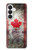 S2490 Canada Maple Leaf Flag Texture Case For Samsung Galaxy S26