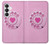 S2847 Pink Retro Rotary Phone Case For Samsung Galaxy S26