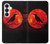 S3328 Crow Red Moon Case For Samsung Galaxy S26