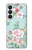 S3494 Vintage Rose Polka Dot Case For Samsung Galaxy S26
