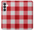 S3535 Red Gingham Case For Samsung Galaxy S26