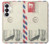 S3551 Vintage Airmail Envelope Art Case For Samsung Galaxy S26