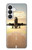 S3837 Airplane Take off Sunrise Case For Samsung Galaxy S26