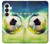 S3844 Glowing Football Soccer Ball Case For Samsung Galaxy S26