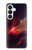 S3897 Red Nebula Space Case For Samsung Galaxy S26