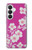 S3924 Cherry Blossom Pink Background Case For Samsung Galaxy S26