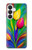 S3926 Colorful Tulip Oil Painting Case For Samsung Galaxy S26