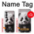 S3978 Cute Baby Panda Case For Samsung Galaxy S26