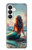 S4006 Oil Painting Mermaid Case For Samsung Galaxy S26