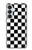 S1611 Black and White Check Chess Board Case For Samsung Galaxy S26 Plus