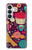 S2353 Paris Cartoon Vintage Pattern Case For Samsung Galaxy S26 Plus
