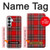 S2374 Tartan Red Pattern Case For Samsung Galaxy S26 Plus