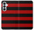 S2638 Black and Red Striped Case For Samsung Galaxy S26 Plus