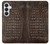 S2850 Brown Skin Alligator Graphic Printed Case For Samsung Galaxy S26 Plus