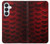 S2879 Red Arowana Fish Scale Case For Samsung Galaxy S26 Plus